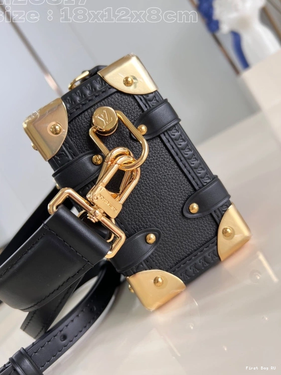 First bags ru reviews VUITTON Trunk PM-18*12.5*8CM Side LOUIS 0823